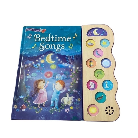 Early Bird Song Books Bedtime Stories Musical Song Lullabies Hardcover - Picture 1 of 3